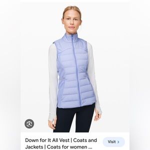 Lululemon down for it all vest
